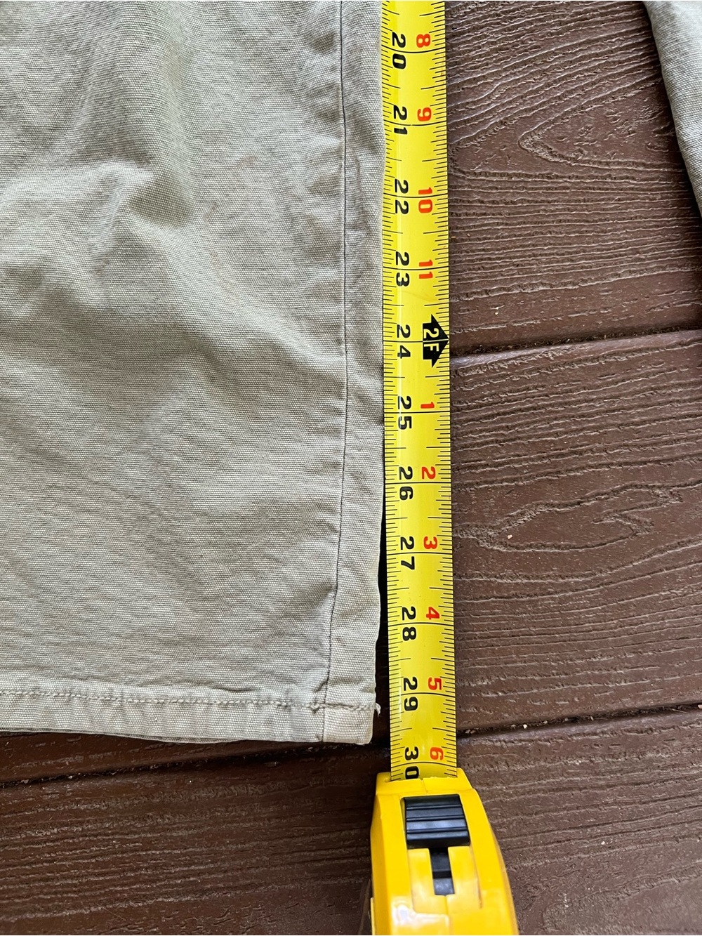 American Eagle Outfitters Olive Green Slim Wide-Leg Pants size 4 - Picture 8 of 9